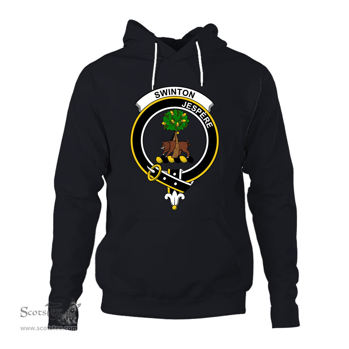 ScotsTee Shop Scottish Swinton Clan Tartan Scottish Clans Crest Hoodie