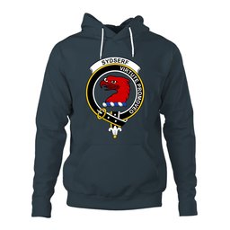 ScotsTee Shop Scottish Sydserf (or Sideserf) Clan Tartan Scottish Clans Crest Hoodie