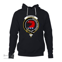 ScotsTee Shop Scottish Sydserf (or Sideserf) Clan Tartan Scottish Clans Crest Hoodie