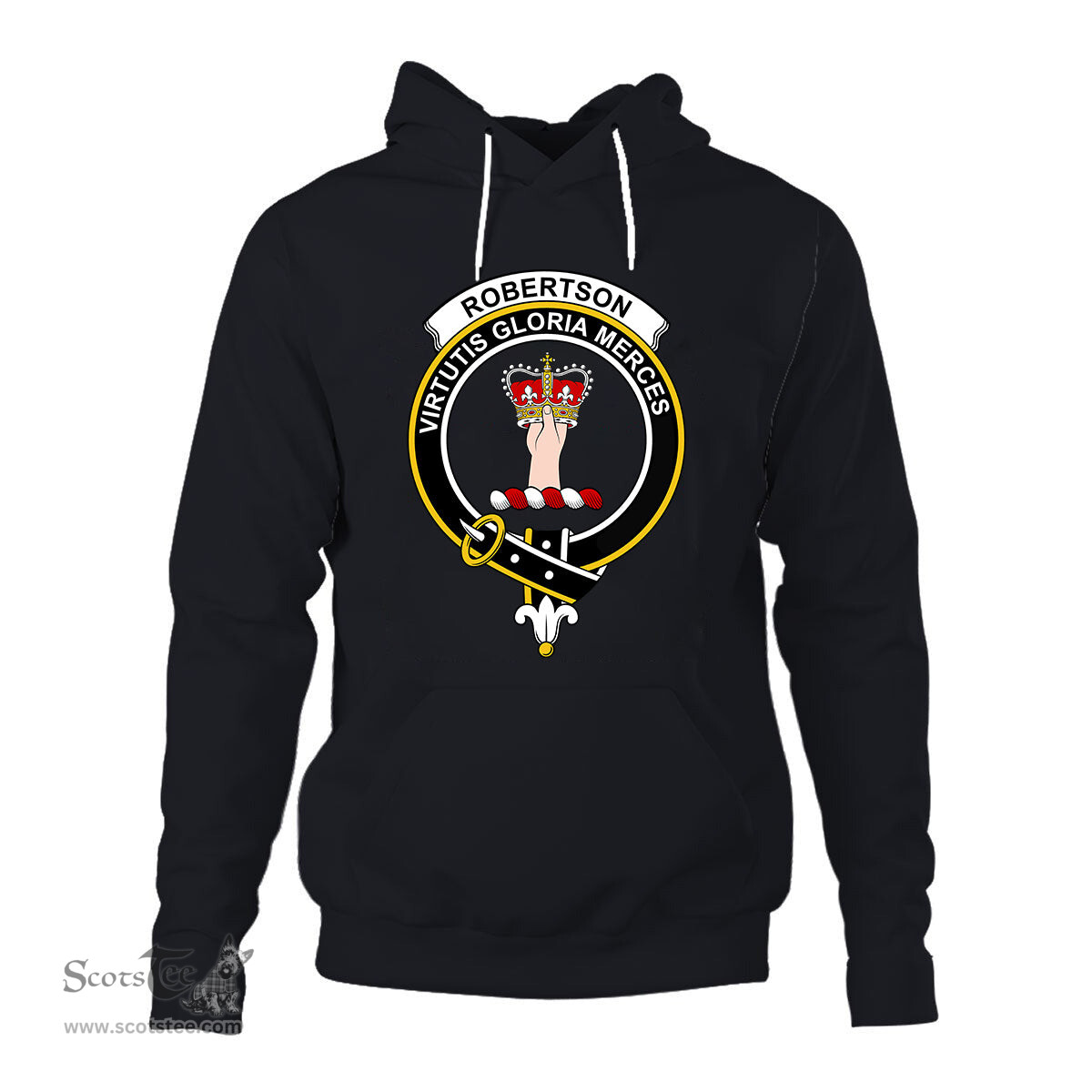 ScotsTee Shop Scottish Robertson Clan Tartan Scottish Clans Crest Hoodie