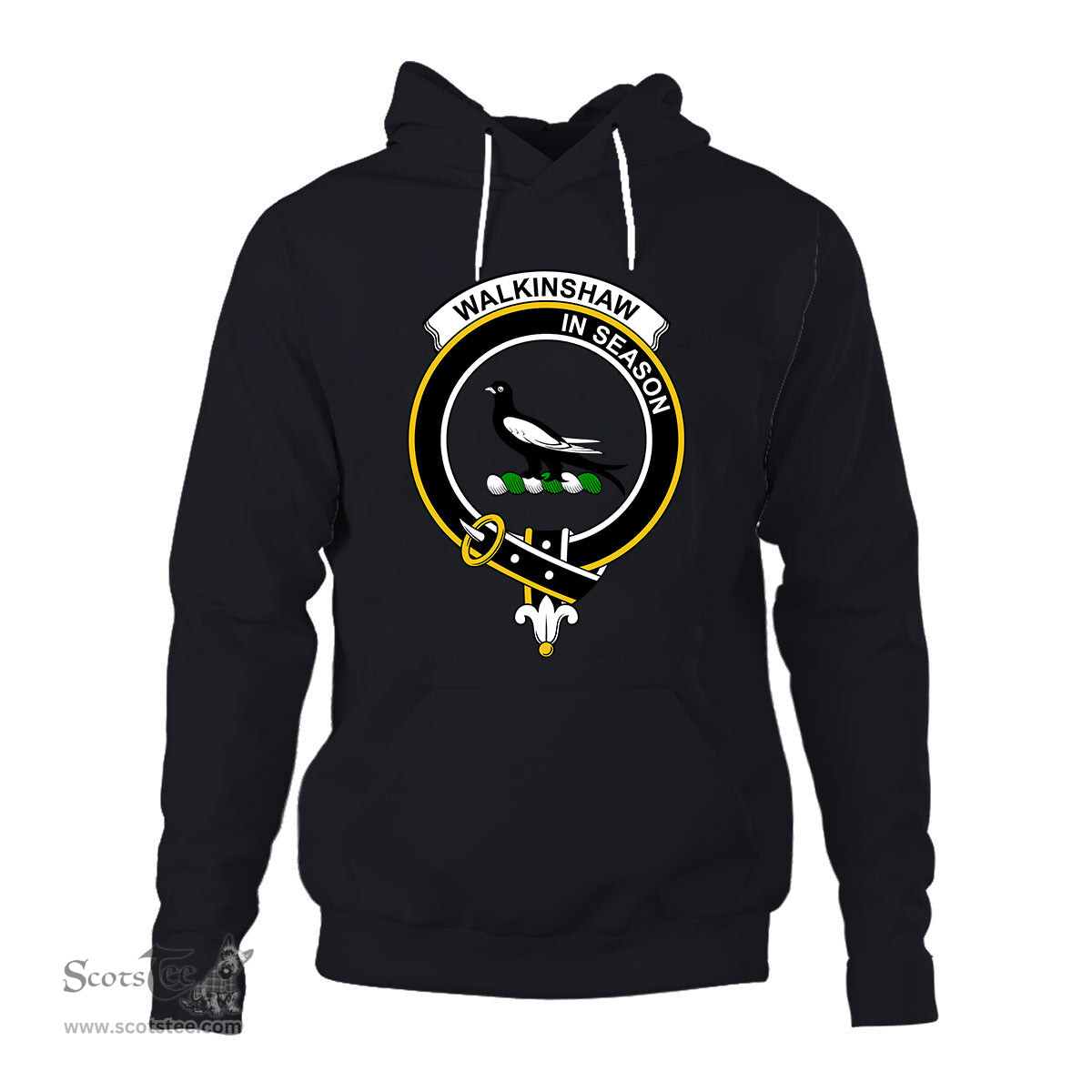 ScotsTee Shop Scottish Walkinshaw Clan Tartan Scottish Clans Crest Hoodie