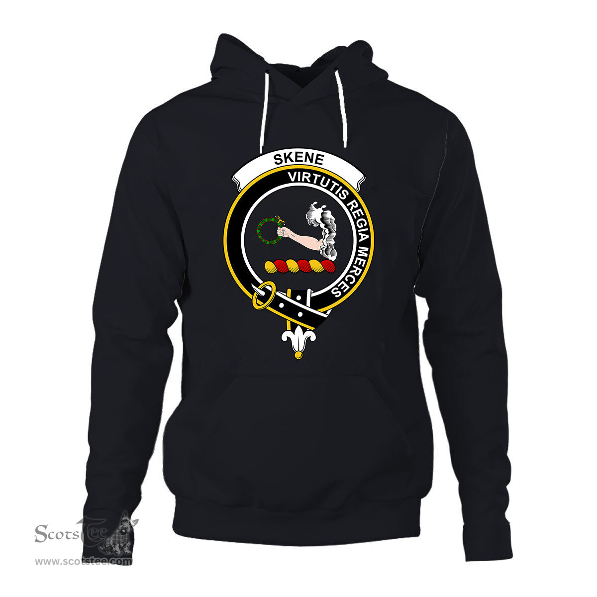 ScotsTee Shop Scottish Skene Clan Tartan Scottish Clans Crest Hoodie