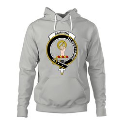 ScotsTee Shop Scottish Skirving Clan Tartan Scottish Clans Crest Hoodie