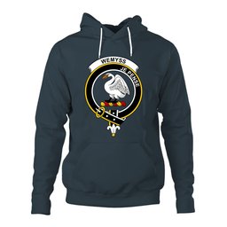 ScotsTee Shop Scottish Wemyss Clan Tartan Scottish Clans Crest Hoodie