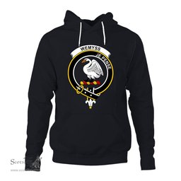 ScotsTee Shop Scottish Wemyss Clan Tartan Scottish Clans Crest Hoodie