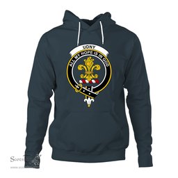 ScotsTee Shop Scottish Udny Clan Tartan Scottish Clans Crest Hoodie