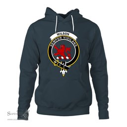 ScotsTee Shop Scottish Wilson Crest Clan Tartan Scottish Clans Crest Hoodie