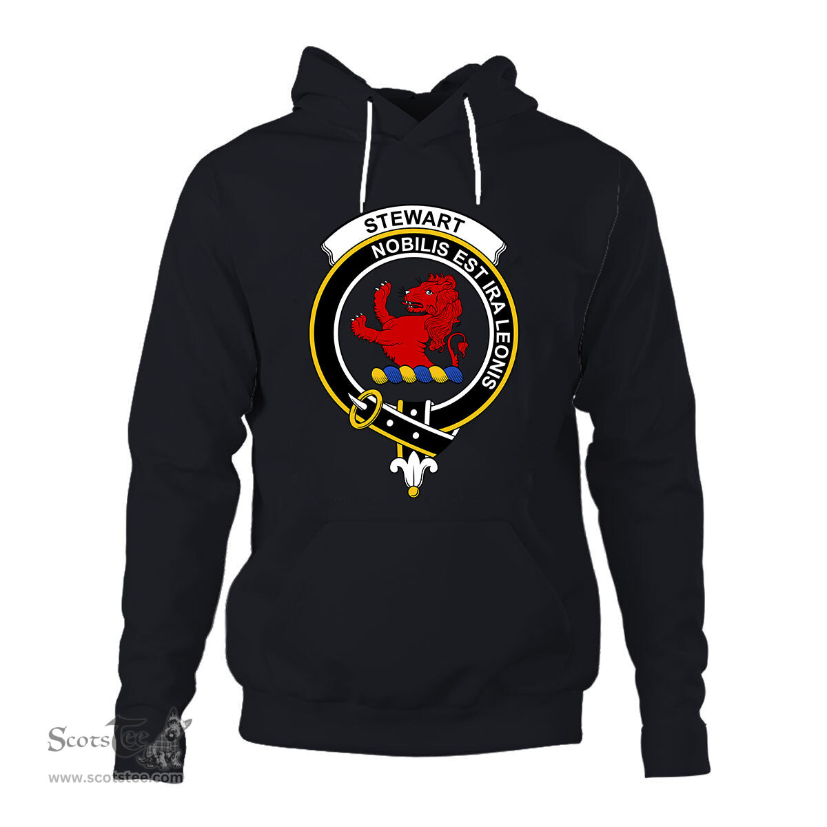 ScotsTee Shop Scottish Stuart of Bute Clan Tartan Scottish Clans Crest Hoodie
