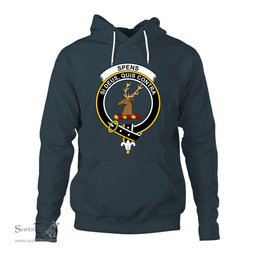 ScotsTee Shop Scottish Spens (or Spence) Clan Tartan Scottish Clans Crest Hoodie