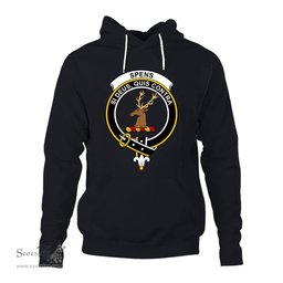 ScotsTee Shop Scottish Spens (or Spence) Clan Tartan Scottish Clans Crest Hoodie
