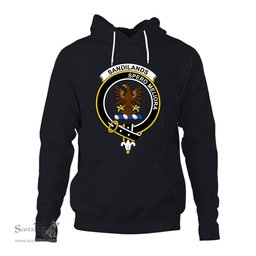 ScotsTee Shop Scottish Sandilands Clan Tartan Scottish Clans Crest Hoodie