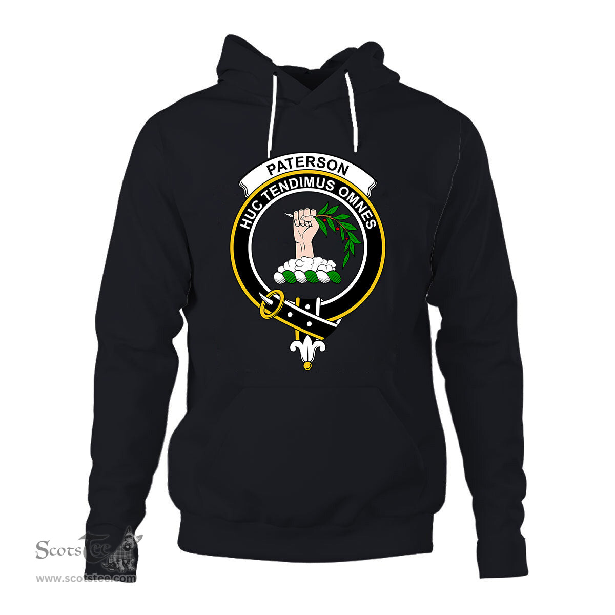 ScotsTee Shop Scottish Paterson Clan Tartan Scottish Clans Crest Hoodie