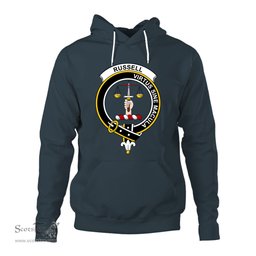 ScotsTee Shop Scottish Russell Clan Tartan Scottish Clans Crest Hoodie
