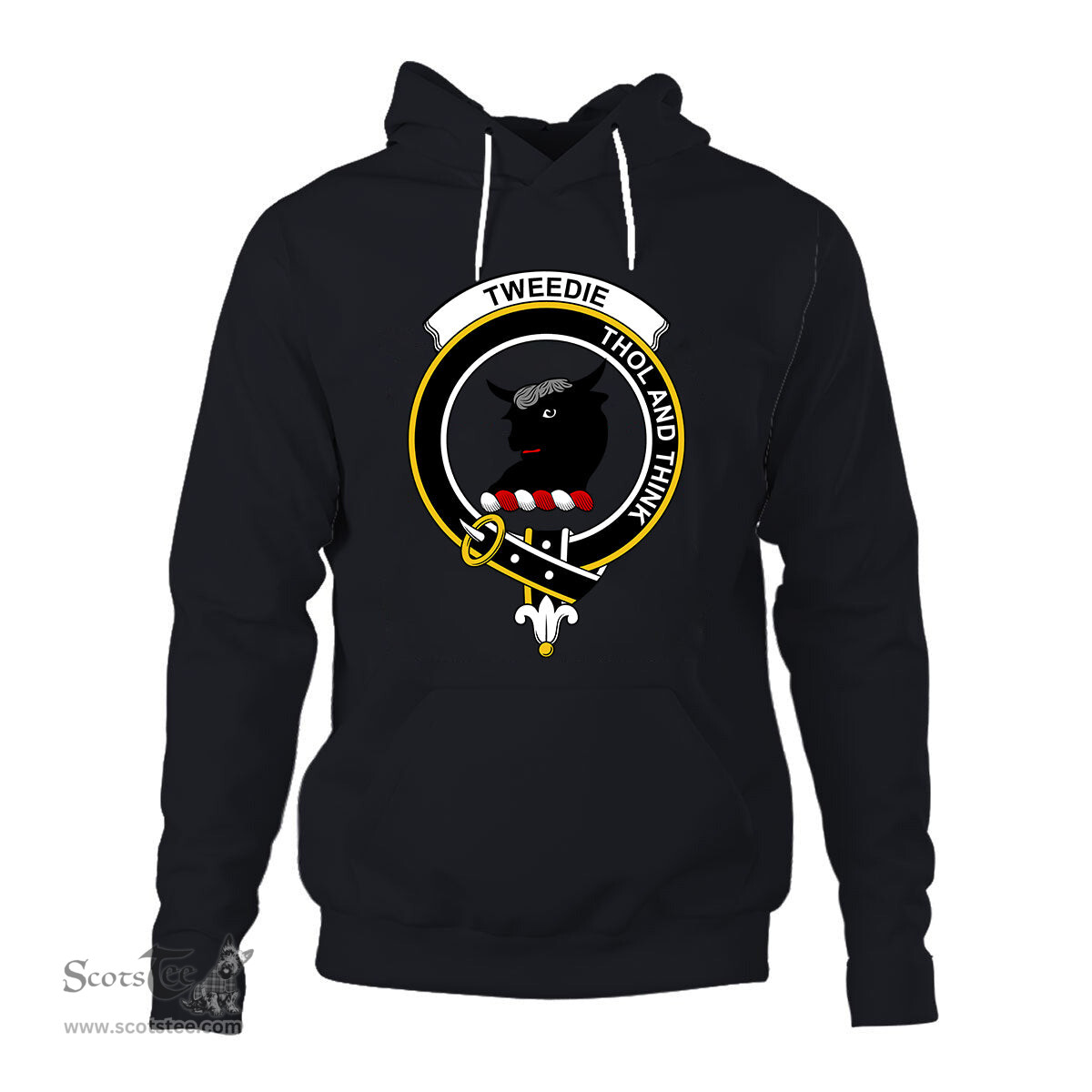 ScotsTee Shop Scottish Tweedie Clan Tartan Scottish Clans Crest Hoodie