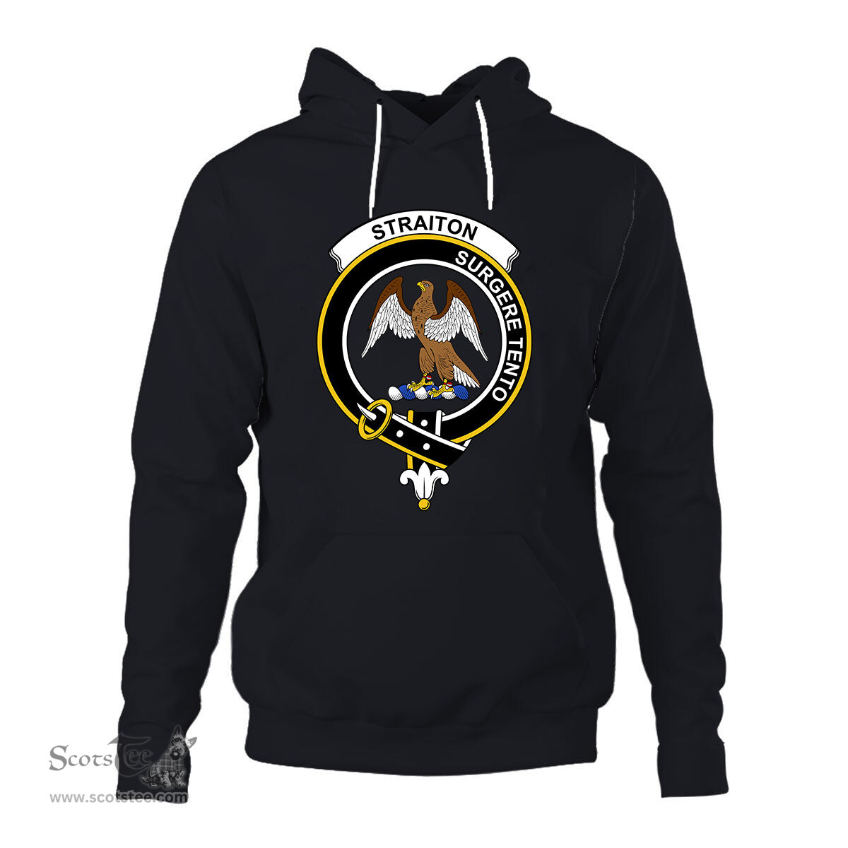 ScotsTee Shop Scottish Straiton Clan Tartan Scottish Clans Crest Hoodie