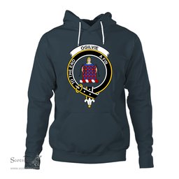 ScotsTee Shop Scottish Ogilvie Clan Tartan Scottish Clans Crest Hoodie