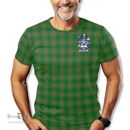 ScotsTee Shop Irish Griffith Coat of Arms Family Crest Ireland T Shirt Irish National Tartan Irish County T Shirt