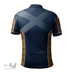 ScotsTee Shop Scottish MacMillan Dress Clan Scottish Crest and Scottish Lion Rampant Sport Tartan Polo Shirt