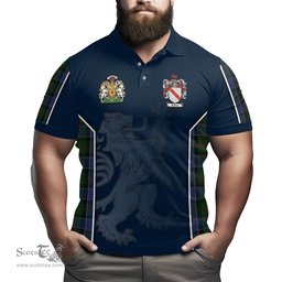 ScotsTee Shop Scottish McFadzen 01 Clan Scottish Crest and Scottish Lion Rampant Sport Tartan Polo Shirt
