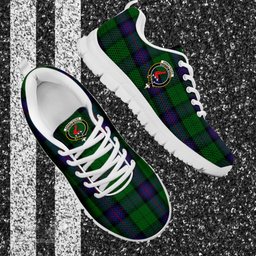 ScotsTee Shop Scottish Armstrong Clan Crest Tartan Sneakers Tartan Casual Shoes