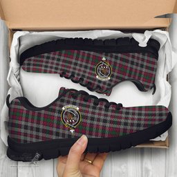 ScotsTee Shop Scottish Borthwick Clan Crest Tartan Sneakers Tartan Casual Shoes