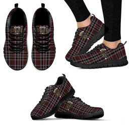ScotsTee Shop Scottish Borthwick Clan Crest Tartan Sneakers Tartan Casual Shoes