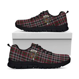 ScotsTee Shop Scottish Borthwick Clan Crest Tartan Sneakers Tartan Casual Shoes