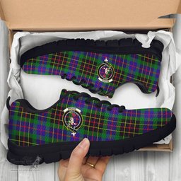 ScotsTee Shop Scottish Brodie Hunting Modern Clan Crest Tartan Sneakers Tartan Casual Shoes