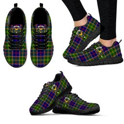 ScotsTee Shop Scottish Arnott Clan Crest Tartan Sneakers Tartan Casual Shoes