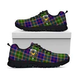 ScotsTee Shop Scottish Arnott Clan Crest Tartan Sneakers Tartan Casual Shoes