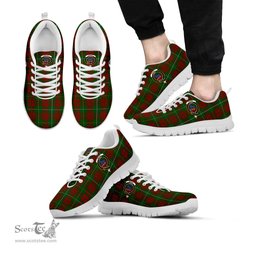 ScotsTee Shop Scottish Bruce Hunting Clan Crest Tartan Sneakers Tartan Casual Shoes