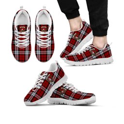 ScotsTee Shop Scottish Brodie Dress Clan Crest Tartan Sneakers Tartan Casual Shoes
