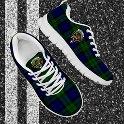 ScotsTee Shop Scottish Bannatyne Clan Crest Tartan Sneakers Tartan Casual Shoes