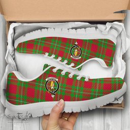 ScotsTee Shop Scottish Callander Modern Clan Crest Tartan Sneakers Tartan Casual Shoes