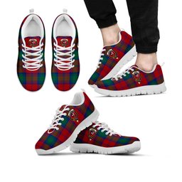 ScotsTee Shop Scottish Byres (Byses) Clan Crest Tartan Sneakers Tartan Casual Shoes