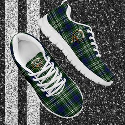 ScotsTee Shop Scottish Blyth Clan Crest Tartan Sneakers Tartan Casual Shoes