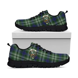 ScotsTee Shop Scottish Blyth Clan Crest Tartan Sneakers Tartan Casual Shoes