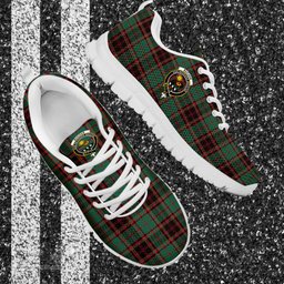 ScotsTee Shop Scottish Buchan Ancient Clan Crest Tartan Sneakers Tartan Casual Shoes