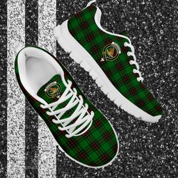 ScotsTee Shop Scottish Beveridge Clan Crest Tartan Sneakers Tartan Casual Shoes