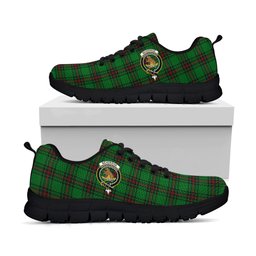 ScotsTee Shop Scottish Beveridge Clan Crest Tartan Sneakers Tartan Casual Shoes