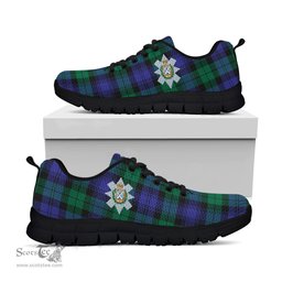 ScotsTee Shop Scottish Black Watch Modern Clan Crest Tartan Sneakers Tartan Casual Shoes