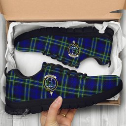 ScotsTee Shop Scottish Arbuthnot Modern Clan Crest Tartan Sneakers Tartan Casual Shoes