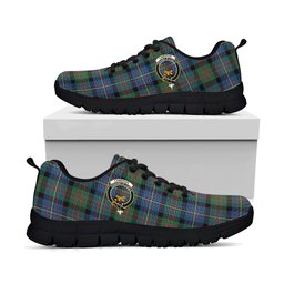 ScotsTee Shop Scottish Cameron of Erracht Ancient Clan Crest Tartan Sneakers Tartan Casual Shoes