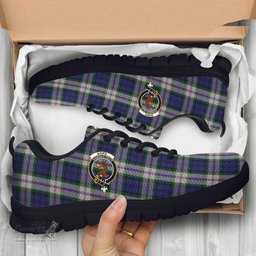 ScotsTee Shop Scottish Baird Dress Clan Crest Tartan Sneakers Tartan Casual Shoes