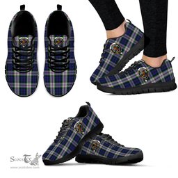 ScotsTee Shop Scottish Baird Dress Clan Crest Tartan Sneakers Tartan Casual Shoes