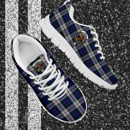 ScotsTee Shop Scottish Baird Dress Clan Crest Tartan Sneakers Tartan Casual Shoes