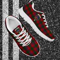 ScotsTee Shop Scottish Bruce Old Clan Crest Tartan Sneakers Tartan Casual Shoes