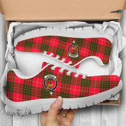 ScotsTee Shop Scottish Cameron Modern Clan Crest Tartan Sneakers Tartan Casual Shoes