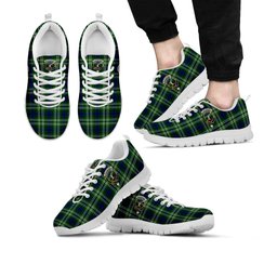 ScotsTee Shop Scottish Blackadder Clan Crest Tartan Sneakers Tartan Casual Shoes