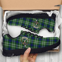 ScotsTee Shop Scottish Blackadder Clan Crest Tartan Sneakers Tartan Casual Shoes
